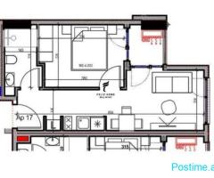 SHITET APARTAMENT 1+1 RRUGA KAVAJES 105.000EURO FH-65099
