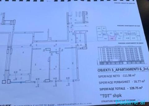 Apartament 2+1+2 / Post parkim në shitje, TDT Rezidence. - 9/10
