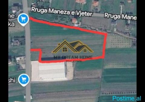 Tokë për Shitje në Manëz Buze Rruge ! - 1/3