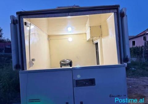 Rimorkio Pershtatur Per FastFood + Zgare Profesinale Me Gaz - 1/5