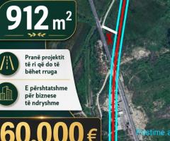 Shitet toke ne rruge kryesore te projekti i ri