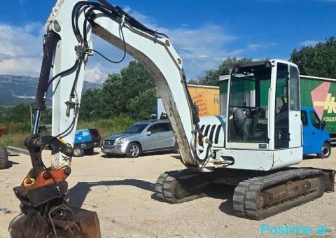 Minieskavator Terex TC 75 8 ton - 1/4