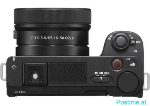 Sony ZV-E10 II Mirrorless Camera with 16-50mm Lens (Black) - 3/4