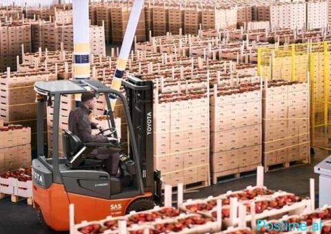Forklift (Pirun ngrites) elektrik Toyota 1.25 ton 8FBES13T - 3/8