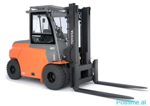 Forklift (Pirun Ngrites) Elektrik Toyota 8.0 ton 9FBM80T - 7/8
