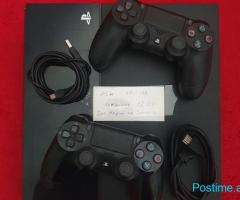 Shitet PS4 Fat 500GB (Version 12.00 - Bëhet me Çip) + 2 Leva