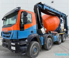 IVECO TRAKKER AD340T45 with conveyor and Imer concrete mixer