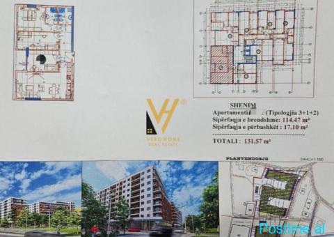 SHITET APARTAMENT 3+1+2 NE PASKUQAN 158.000 EURO