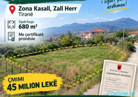 SHITET TOKË NË ZONEN E KASALLES,TIRANË - 1/3