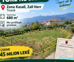 SHITET TOKË NË ZONEN E KASALLES,TIRANË