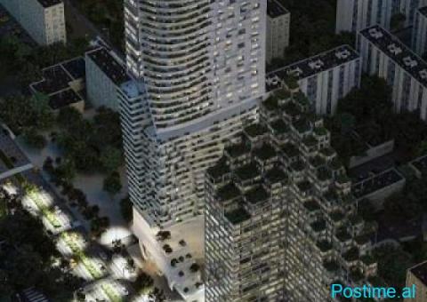 APARTAMENT 1+1 PËR SHITJE TEK THE 44 TOWER – ZOGU I ZI