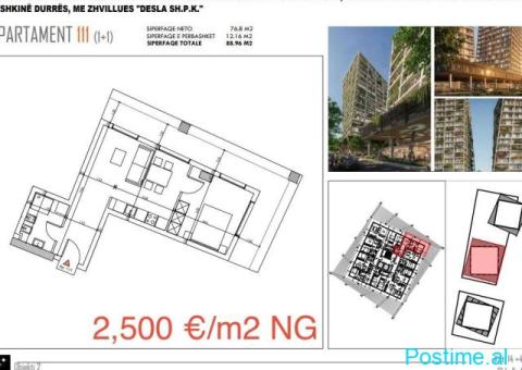 1+1, desla tower, 222,400 euro,pamje deti, keste 4 vite - 2/7