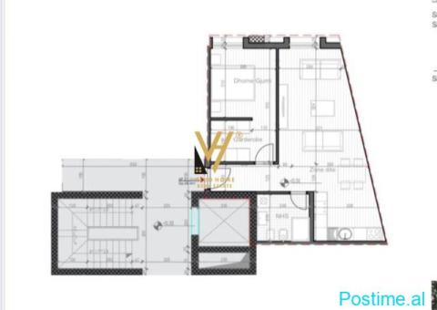 SHITET APARTAMENT 1+1+BLK NE SAUK, PORTA E RE 140.000 EURO - 2/2
