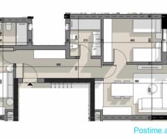 Shitet Apartament 2+1+2 ne Kompleks Ajka, Rr. 5 Maji ID 5638