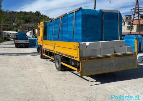 Transport mallrash me kamjon dhe kamjonçine me vinç - 4/6
