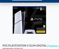 Playstation 5 Slim Digital Edition 825gb,(pa disk).