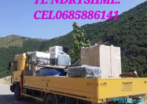 Transport me kamjon dhe kamjonçine me vinç - 9/10