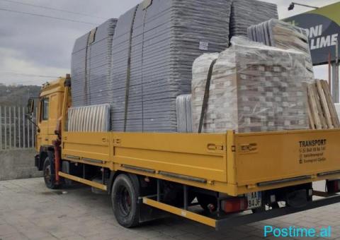 Transporte me kamjon me vinç dhe kamjonçine me vinç - 5/10