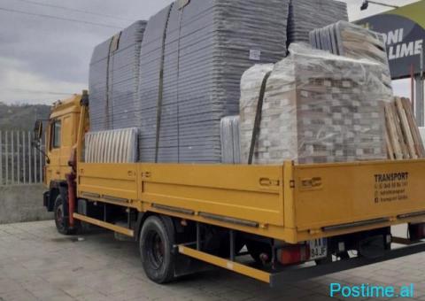 Transporte me kamjon me vinç dhe kamjonçine me vinç - 6/10