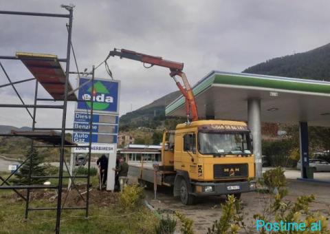 Transporte me kamjon me vinç dhe kamjonçine me vinç - 7/10