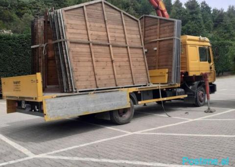 Transporte me kamjon me vinç dhe kamjonçine me vinç - 8/10