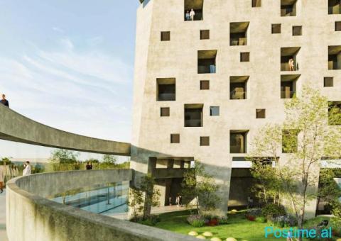 🌃Shitet Apartament 1+1 te Shqiponja 📍Square Building
