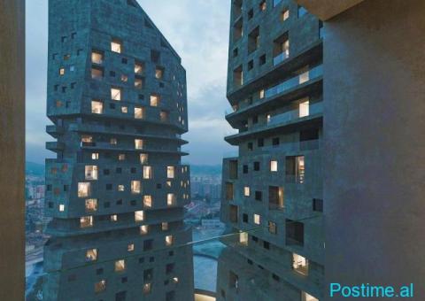 🌃Shitet Apartament 1+1 te Shqiponja 📍Square Building - 2/2