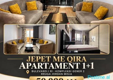 🏡 APARTAMENT 1+1 ME QIRA | BULEVARDI I RI - 1/8