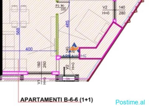 SHITET APARTAMENT 1+1+1BALLKON 'LIQENI ARTIFICIAL I TIRANES,