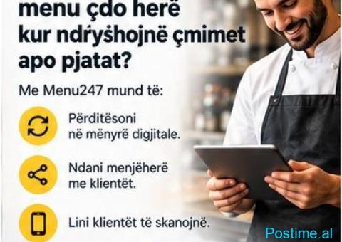 Menu dixhitale, QR menu, online menu - 3/3