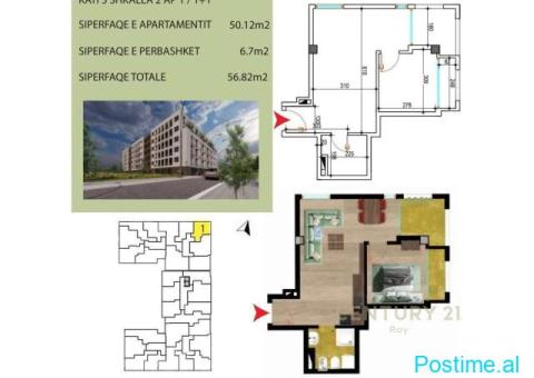 +355694812568 APARTAMENT 1+1 PËR SHITJE, NDËRTIM I RI I VITI - 4/9