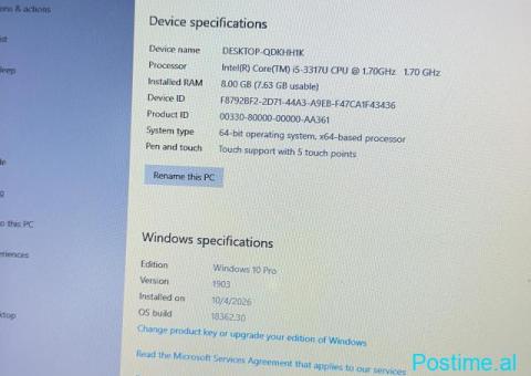 Shitet Laptop Samsung New Series 9 i5 15 inch 120euro - 2/7