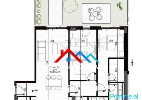 SHITET APARTAMENT 2+1+2+GARAZH AFER TEGUT NE MJULL BATHORE. - 4/5