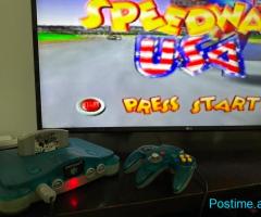 Nintendo 64 aqua blue