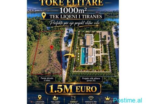 Tokë Elitare Në Shitje Tek Liqeni i Tiranës - 1.500.000€ | 1 - 1/3