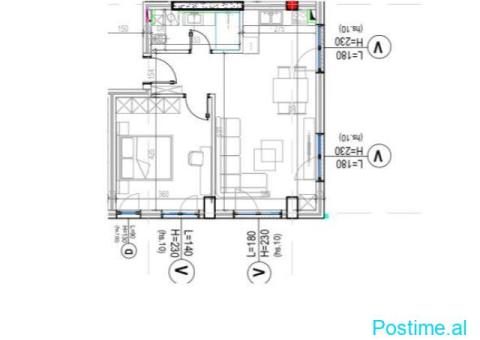 SHITET APARTAMENT 1+1 'REZIDENCA KODRA E DIELLIT 2' 137000