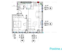 SHITET APARTAMENT 1+1 'REZIDENCA KODRA E DIELLIT 2' 137000