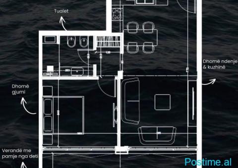 SHITET APARTAMENT 1+1, PALASE - 1/5
