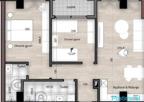 SHITET APARTAMENT 2+1 PORCELAN 155.500 EURO FH-59056 - 2/3