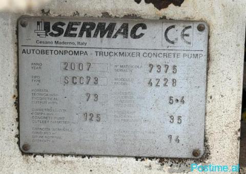 ASTRA HD8 84.48-80 with betonpump Sermac 28m - 7/10