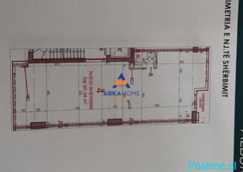 JEPET NJËSI SHËRBIMI PËR SHITJE 101 M2 'RRUGA PJETER BOGDANI - 3/3