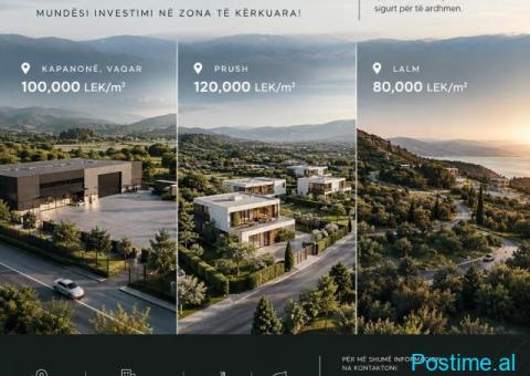 TOKË PËR SHITJE, Magazina, Kapanone, 3 lokactione🏡 - 3/4