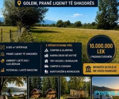 Shitet 9000m2 toke prane liqenit shkoder