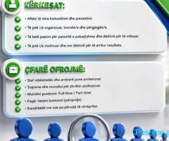 ofrohet vend pune me orar te plote | part time Agjent/e imo