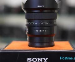 Sony FE 16mm f/1.8 G