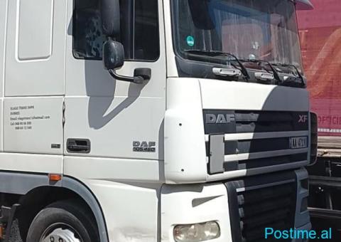 kamion daf xf 105.460 koke terheqese + trailer - 1/7