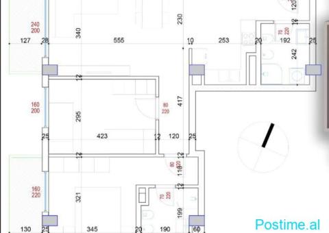 ZYRE ME QERA 106 M2 RRUGA E BARRIKADAVE 1.200 EURO - 2/4