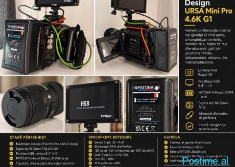 S HITET BLACKMAGIC URSA MINI PRO 4.6K G1 – FULL CINEMA KIT