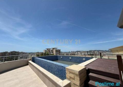 Penthouse 3+2 me Pamje Panoramike nga Deti dhe Qyteti në Pla - 4/10