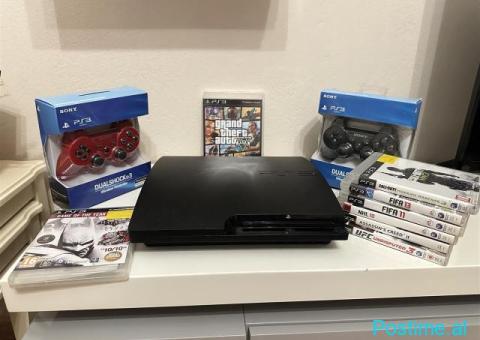 PS3 slim I kompletuar me gjitha aksesoret